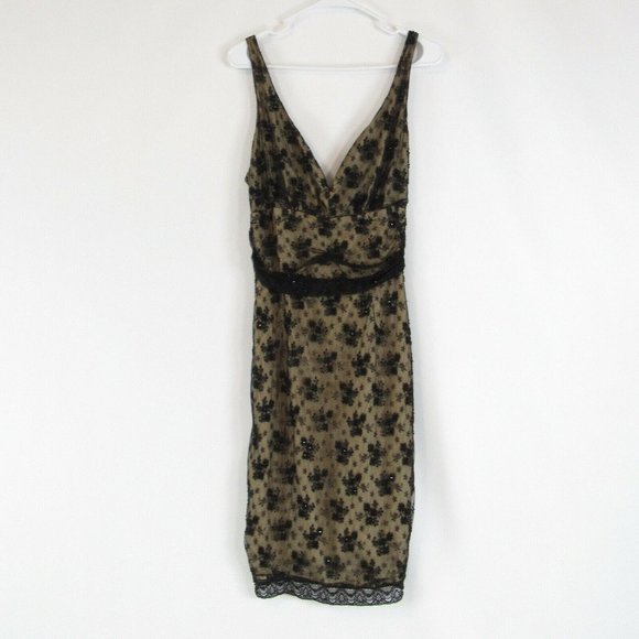 TRACY REESE Dresses & Skirts - Black beige TRACY REESE dress 4 NWOT